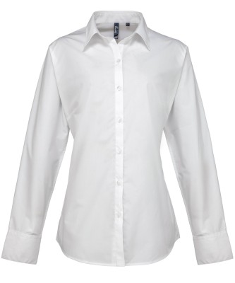 Camicia da donna a maniche lunghe in popeline Supreme - cod. RWPR307 Camicia da donna a maniche lunghe in popeline Supreme - cod. RWPR307