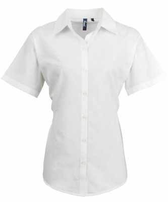 Camicia a maniche corte Oxford da donna - cod. RWPR336