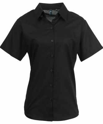 Camicia a maniche corte Oxford da donna - cod. RWPR336