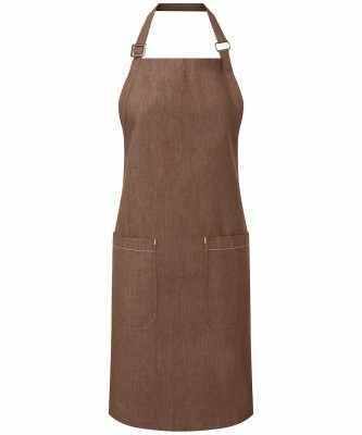 Grembiule in denim di cotone, certificato biologico e Fairtrade - cod. RWPR113