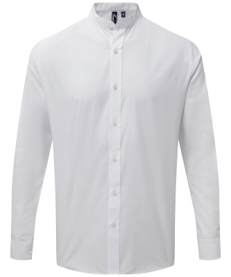 Camicia a maniche lunghe stile nonno con colletto a fascia - cod. RWPR258 Camicia a maniche lunghe stile nonno con colletto a fascia - cod. RWPR258