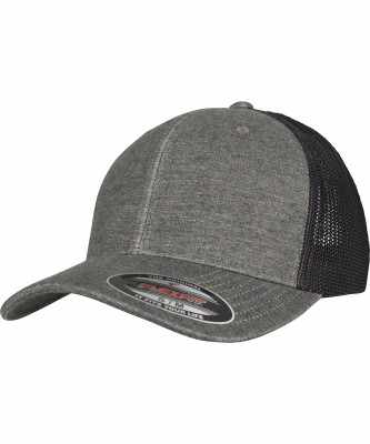 Cappellino da camionista retrò melange (6511M) - cod. RWYP127