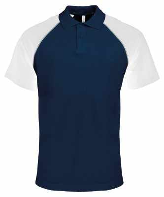 Polo da baseball a contrasto - cod. RWKB226 Polo da baseball a contrasto - cod. RWKB226