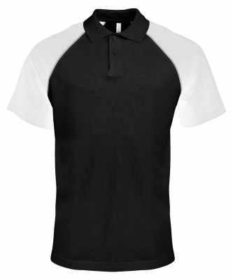 Polo da baseball a contrasto - cod. RWKB226 Polo da baseball a contrasto - cod. RWKB226
