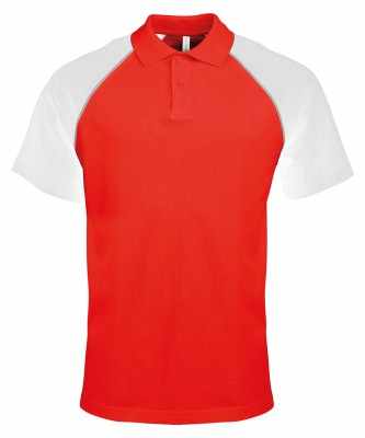 Polo da baseball a contrasto - cod. RWKB226 Polo da baseball a contrasto - cod. RWKB226