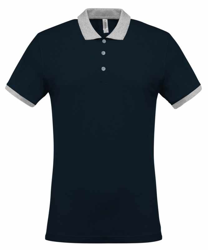 Polo in piquet bicolore personalizzabile - cod. RWKB258