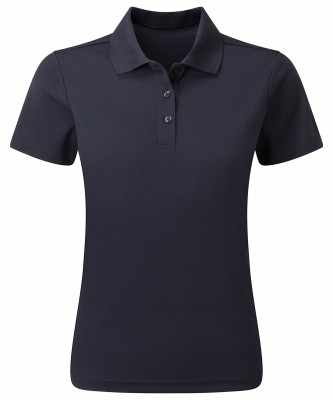 Polo da donna in tessuto riciclato tinto in massa - cod. RWPR633