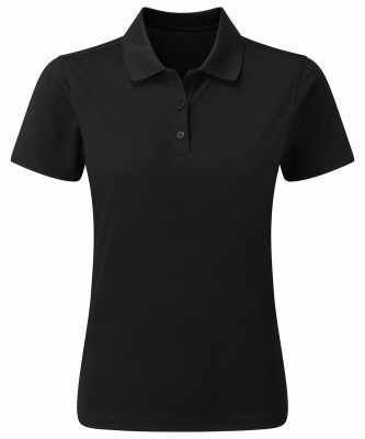 Polo da donna in tessuto riciclato tinto in massa - cod. RWPR633