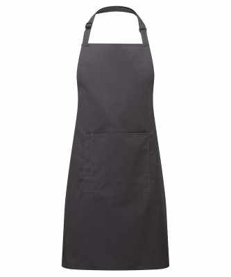 Grembiule con pettorina colorato con tasca - cod. RWPR154