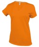 T-shirt aderenti da donna con scollo a V