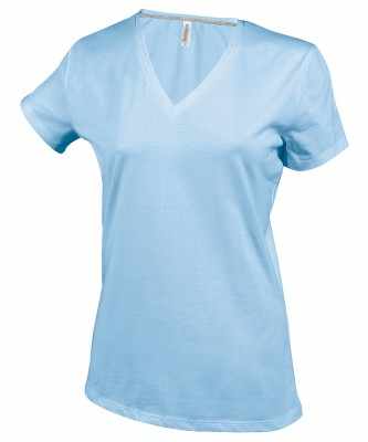 T-shirt da donna a maniche corte con scollo a V - cod. RWKB381 T-shirt da donna a maniche corte con scollo a V - cod. RWKB381