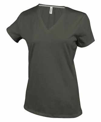 T-shirt da donna a maniche corte con scollo a V - cod. RWKB381 T-shirt da donna a maniche corte con scollo a V - cod. RWKB381