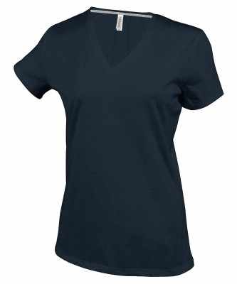 T-shirt da donna a maniche corte con scollo a V - cod. RWKB381 T-shirt da donna a maniche corte con scollo a V - cod. RWKB381