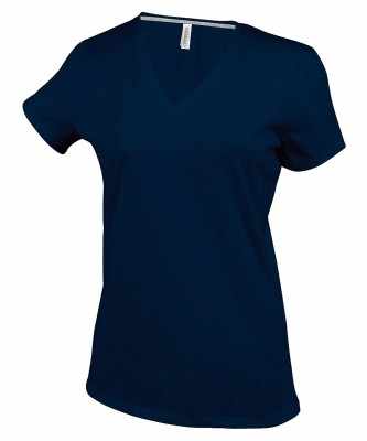 T-shirt da donna a maniche corte con scollo a V - cod. RWKB381 T-shirt da donna a maniche corte con scollo a V - cod. RWKB381