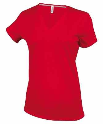T-shirt da donna a maniche corte con scollo a V - cod. RWKB381 T-shirt da donna a maniche corte con scollo a V - cod. RWKB381