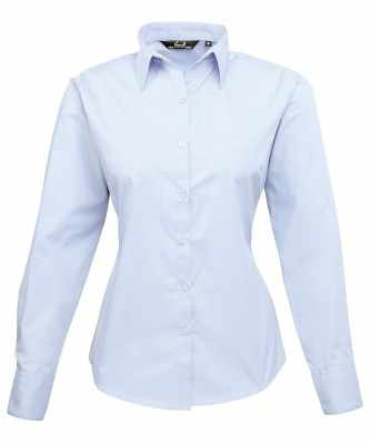 Camicetta da donna a maniche lunghe in popeline - cod. RWPR300 Camicetta da donna a maniche lunghe in popeline - cod. RWPR300
