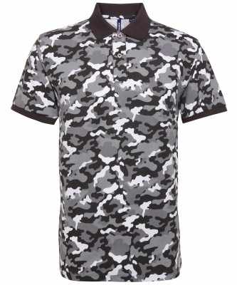 Polo piqué mimetica da uomo - cod. RWAQ018