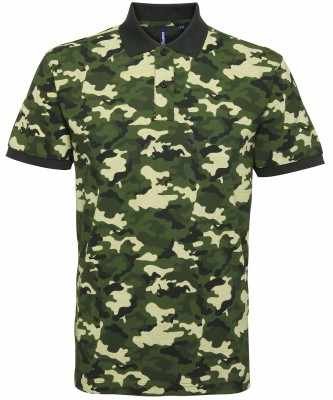 Polo piqué mimetica da uomo - cod. RWAQ018