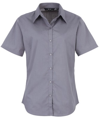 Camicetta da donna in popeline a maniche corte - cod. RWPR302 Camicetta da donna in popeline a maniche corte - cod. RWPR302