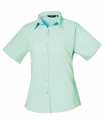Camicetta da donna in popeline a maniche corte - cod. RWPR302 Camicetta da donna in popeline a maniche corte - cod. RWPR302
