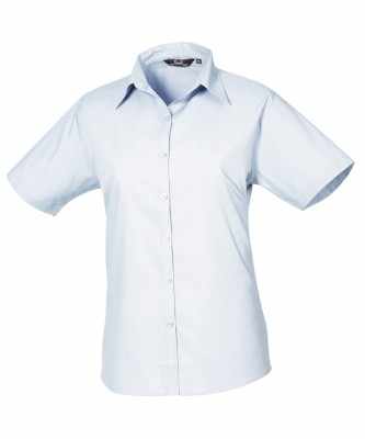 Camicetta da donna in popeline a maniche corte - cod. RWPR302 Camicetta da donna in popeline a maniche corte - cod. RWPR302