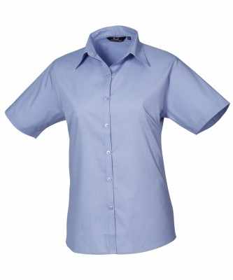 Camicetta da donna in popeline a maniche corte - cod. RWPR302 Camicetta da donna in popeline a maniche corte - cod. RWPR302