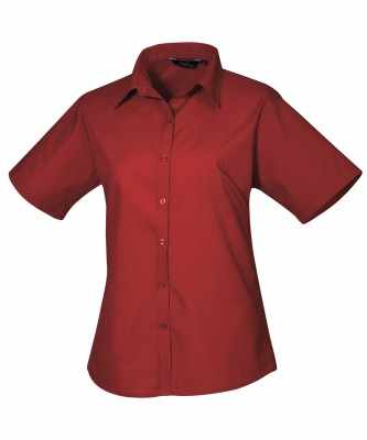 Camicetta da donna in popeline a maniche corte - cod. RWPR302 Camicetta da donna in popeline a maniche corte - cod. RWPR302
