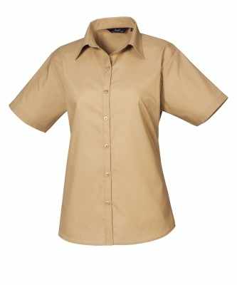 Camicetta da donna in popeline a maniche corte - cod. RWPR302 Camicetta da donna in popeline a maniche corte - cod. RWPR302