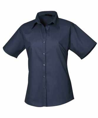 Camicetta da donna in popeline a maniche corte - cod. RWPR302 Camicetta da donna in popeline a maniche corte - cod. RWPR302