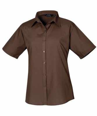 Camicetta da donna in popeline a maniche corte - cod. RWPR302 Camicetta da donna in popeline a maniche corte - cod. RWPR302