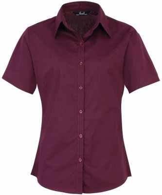 Camicetta da donna in popeline a maniche corte - cod. RWPR302 Camicetta da donna in popeline a maniche corte - cod. RWPR302