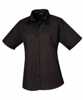 Camicetta da donna in popeline a maniche corte - cod. RWPR302 Camicetta da donna in popeline a maniche corte - cod. RWPR302