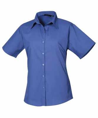 Camicetta da donna in popeline a maniche corte - cod. RWPR302 Camicetta da donna in popeline a maniche corte - cod. RWPR302
