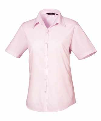 Camicetta da donna in popeline a maniche corte - cod. RWPR302 Camicetta da donna in popeline a maniche corte - cod. RWPR302