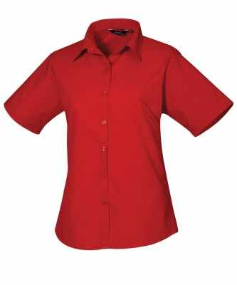 Camicetta da donna in popeline a maniche corte - cod. RWPR302 Camicetta da donna in popeline a maniche corte - cod. RWPR302