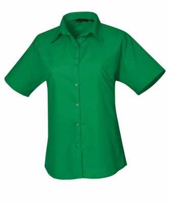 Camicetta da donna in popeline a maniche corte - cod. RWPR302 Camicetta da donna in popeline a maniche corte - cod. RWPR302