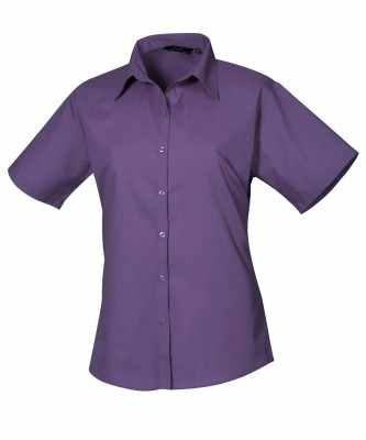 Camicetta da donna in popeline a maniche corte - cod. RWPR302 Camicetta da donna in popeline a maniche corte - cod. RWPR302