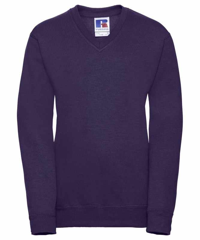 Felpa con scollo a V per bambini da stampare - cod. RWJ272B