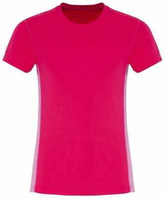 T-shirt da donna con pannello a contrasto TriDri® ad alte prestazioni - cod. RWTR048