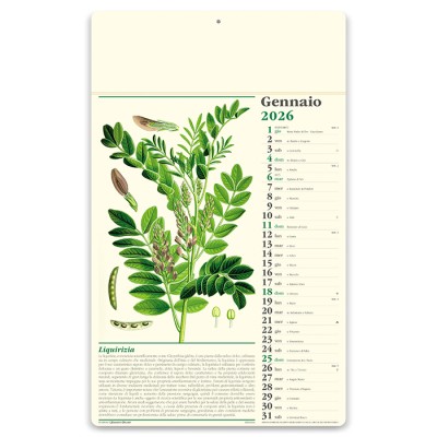 Mensile 12 fogli - Erboristeria cod. PA011