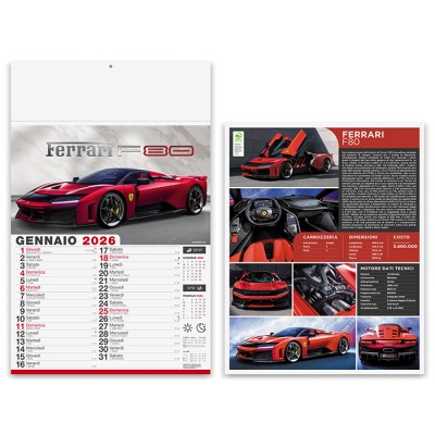 Calendari personalizzati Auto sportive Calendari personalizzati Auto sportive