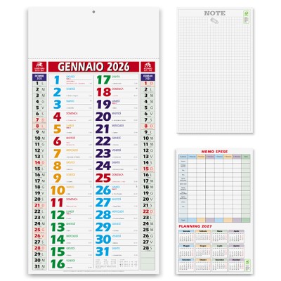 Calendari Olandesi Multicolor da personalizzare Calendari Olandesi Multicolor da personalizzare