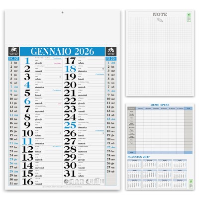 Calendario olandese Classico da personalizzare Calendario olandese Classico da personalizzare