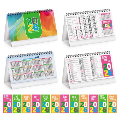 Calendarietti personalizzati da tavolo Calendarietti personalizzati da tavolo