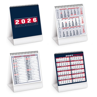 Calendarietto personalizzabile da tavolo Calendarietto personalizzabile da tavolo