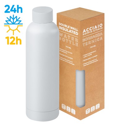 Borraccia in acciaio inox 304/201 - Matte bottle 750 cod. PC418