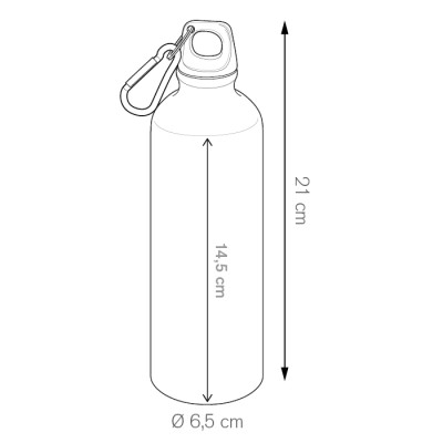Borraccia alluminio 500 ml - Subli drink 500 cod. PC426