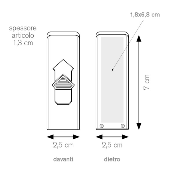 Accendino ricaricabile tramite usb con logo stampato - cod. PE825
