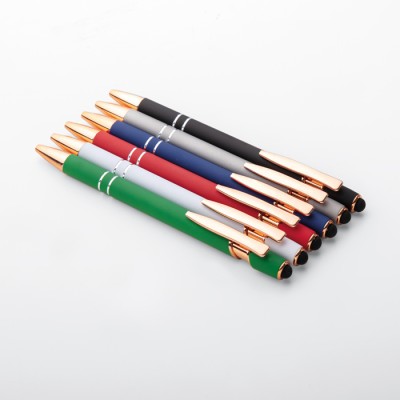 Penna a sfera in metallo - Rose gold cod. PD062