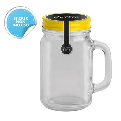 Vasetto in vetro robusto - Jar glass cod. PC478